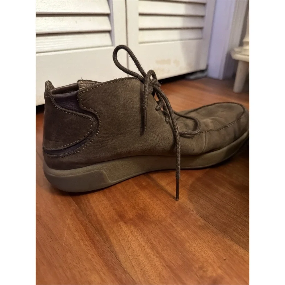 Olukai Boots Men's Sz 7 Leather loli'i Puki Chukka Fall Casual Outdoor Hiking